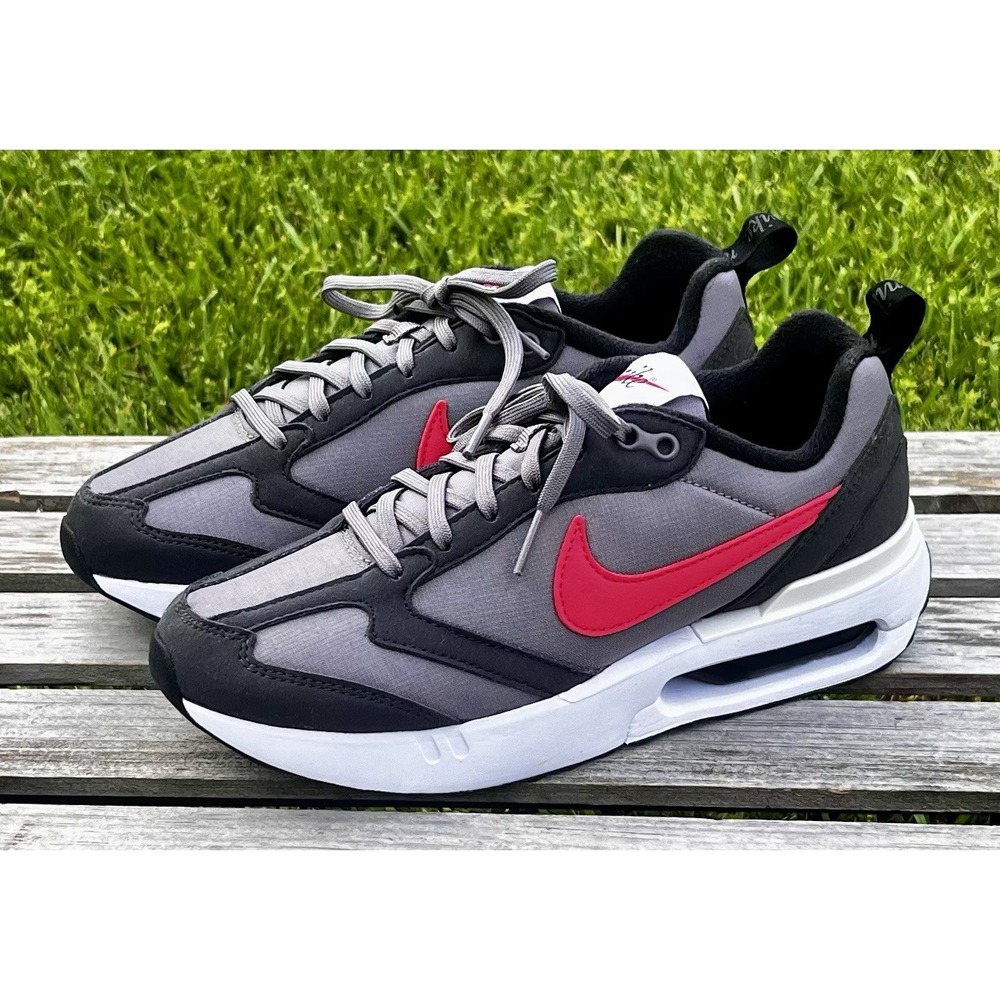 Nike Air Max Dawn GS Grey Red Black 90 95 Vapormax 270 Pre Day Youth 4 Women 5.5